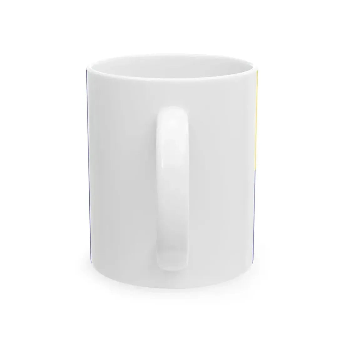 Imperial Chinese Navy Vice Admirals Flag 1909-1911 (China) White Coffee Mug - Go Mug Yourself