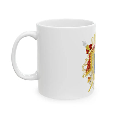 Imperial Coat of Arms of France (1804-1815) - White Coffee Mug-Go Mug Yourself