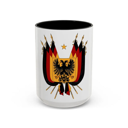 Imperial Coat of arms of Germany (1848) - Accent Coffee Mug 15oz Black - Go Mug Yourself