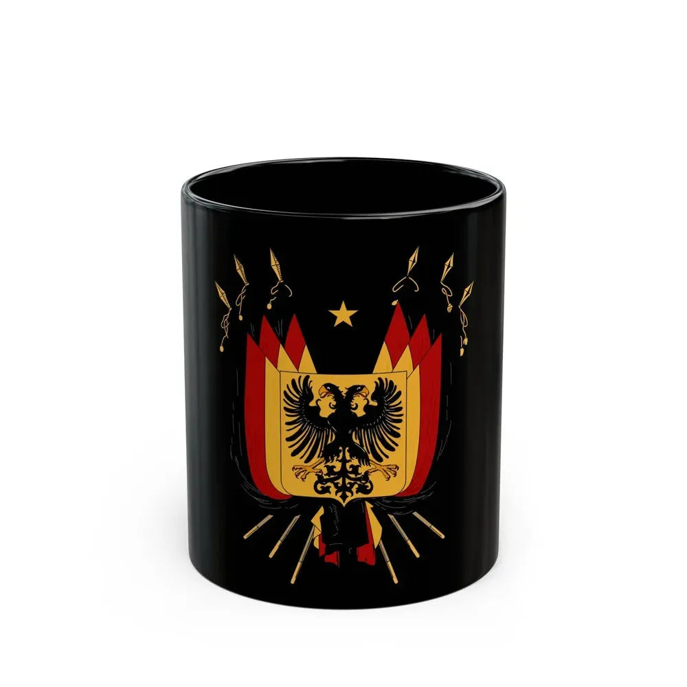Imperial Coat of arms of Germany (1848) - Black Coffee Mug 11oz - Go Mug Yourself