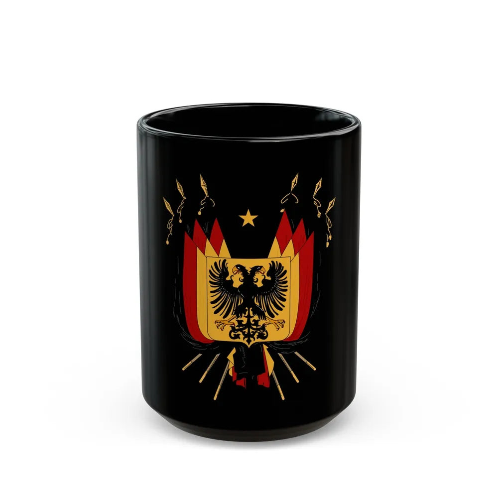 Imperial Coat of arms of Germany (1848) - Black Coffee Mug-15oz-Go Mug Yourself