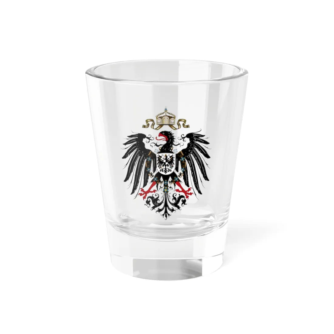 Imperial Coat of arms of Germany 1889-1918 (Germany) (Coat of Arms) Shot Glass 1.5oz 1.5oz - Go Mug Yourself