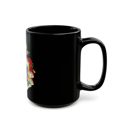 Imperial Coat of Arms of Haiti (1849-1859) - Black Coffee Mug-Go Mug Yourself