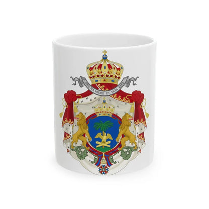 Imperial Coat of Arms of Haiti (1849-1859) - White Coffee Mug 11oz - Go Mug Yourself