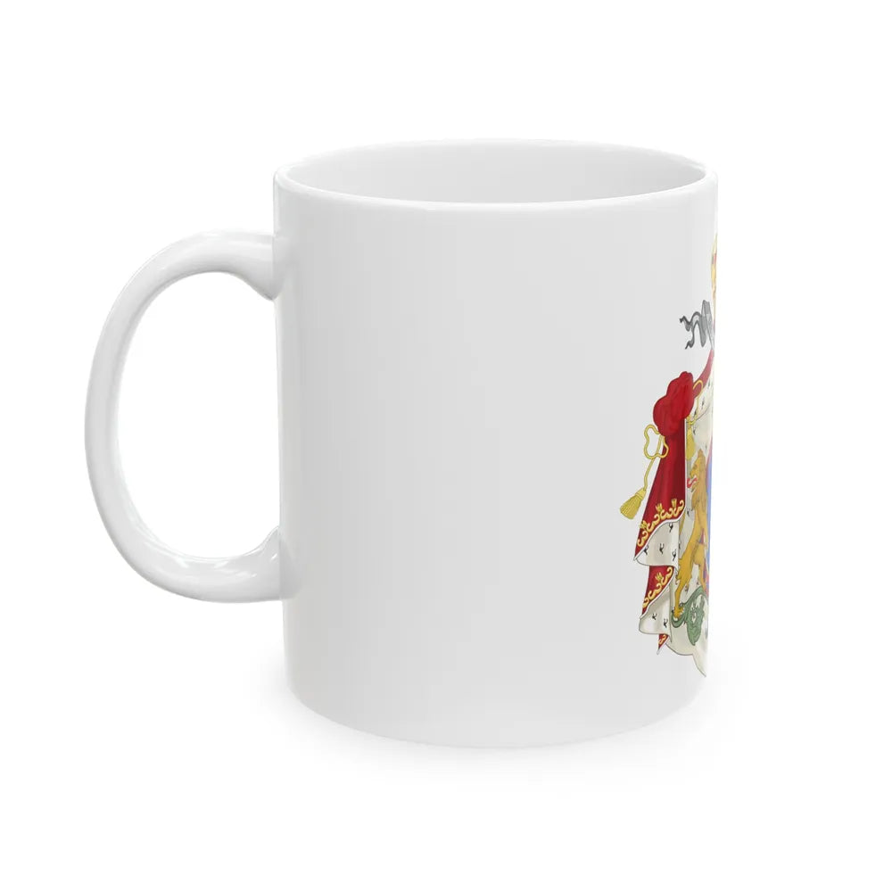 Imperial Coat of Arms of Haiti (1849-1859) - White Coffee Mug-Go Mug Yourself