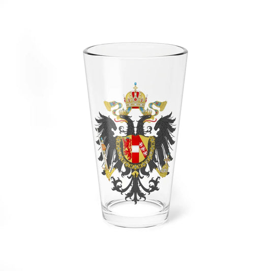 Imperial Coat of Arms of the Empire of Austria 1815 (Austria) (Coat of Arms) Pint Glass 16oz 16oz - Go Mug Yourself