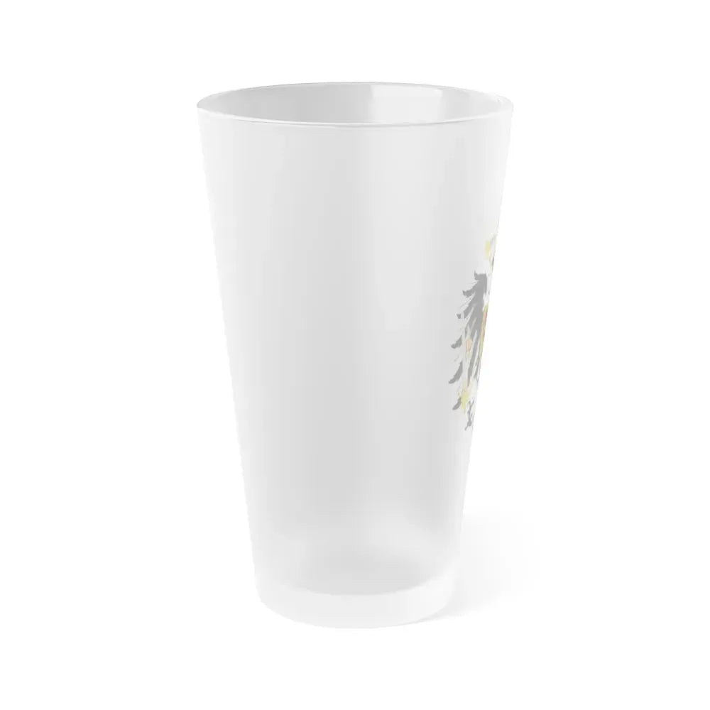 Imperial Coat of Arms of the Empire of Austria (1815) - Frosted Pint Glass 16oz - Go Mug Yourself
