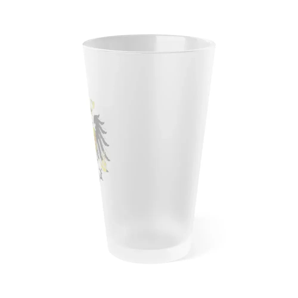 Imperial Coat of Arms of the Empire of Austria (1815) - Frosted Pint Glass 16oz - Go Mug Yourself