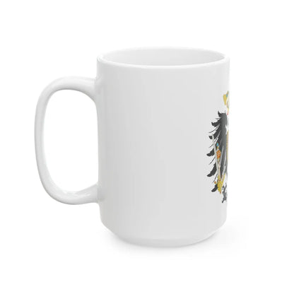 Imperial Coat of Arms of the Empire of Austria (1815) - White Coffee Mug-Go Mug Yourself