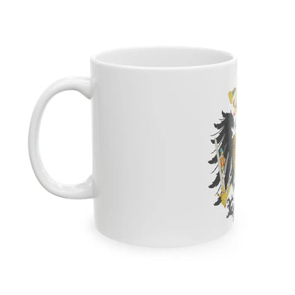 Imperial Coat of Arms of the Empire of Austria (1815) - White Coffee Mug-Go Mug Yourself