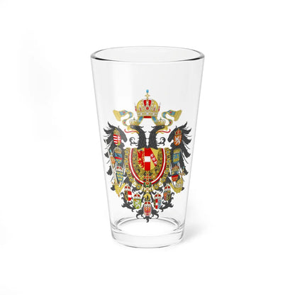 Imperial Coat of Arms of the Empire of Austria (Austria) (Coat of Arms) Pint Glass 16oz 16oz - Go Mug Yourself