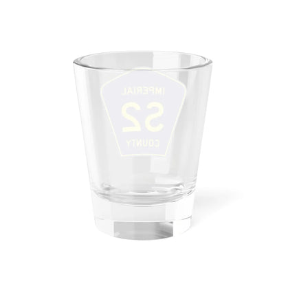 Imperial County S2 (California) (Road Sign) Shot Glass 1.5oz - Go Mug Yourself
