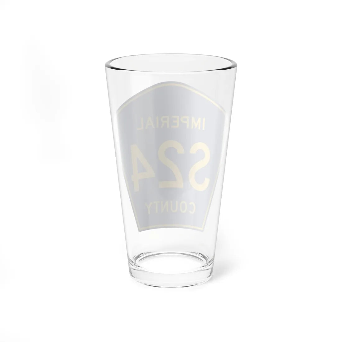 Imperial County S24 (California) (Road Sign) Pint Glass 16oz - Go Mug Yourself
