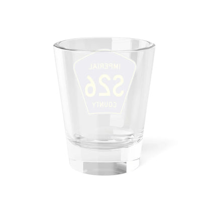 Imperial County S26 (California) (Road Sign) Shot Glass 1.5oz - Go Mug Yourself