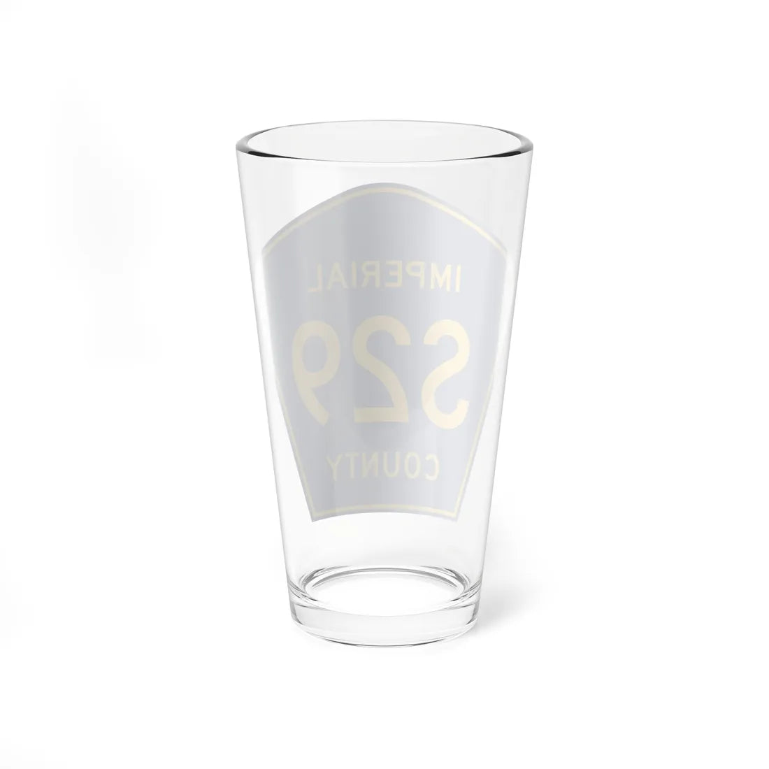 Imperial County S29 (California) (Road Sign) Pint Glass 16oz - Go Mug Yourself