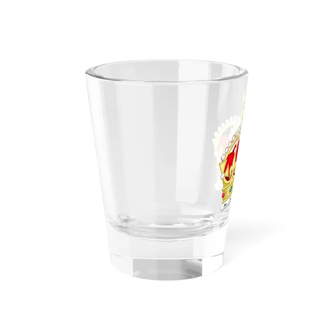 Imperial Crown Heraldry (United Kingdom) (Coat of Arms) Shot Glass 1.5oz - Go Mug Yourself