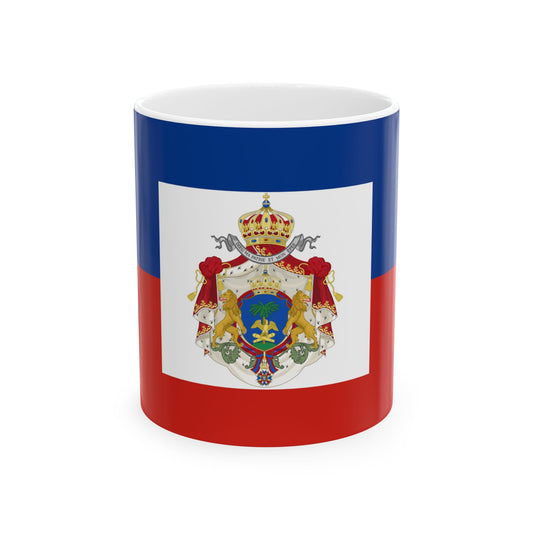 Imperial Flag of Haiti 1849-1859 (Haiti) White Coffee Mug-11oz-Go Mug Yourself