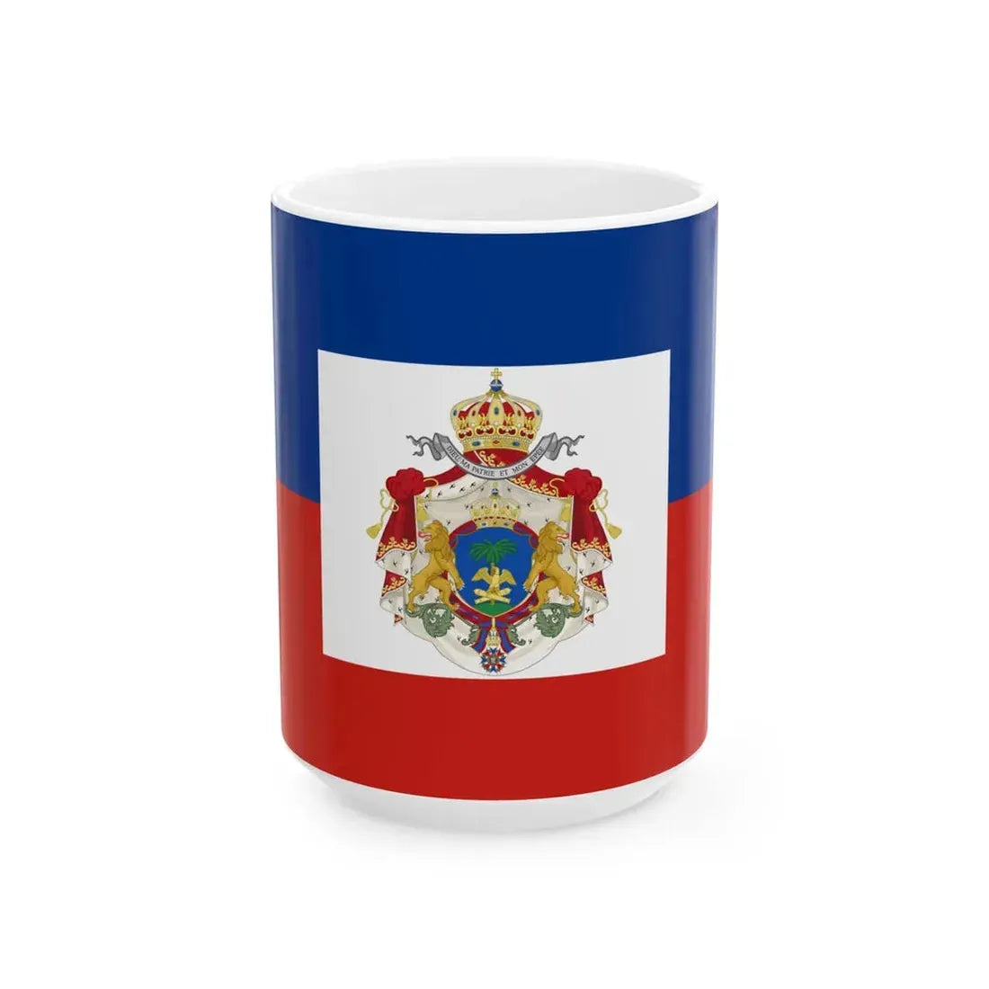 Imperial Flag of Haiti 1849-1859 (Haiti) White Coffee Mug 15oz - Go Mug Yourself