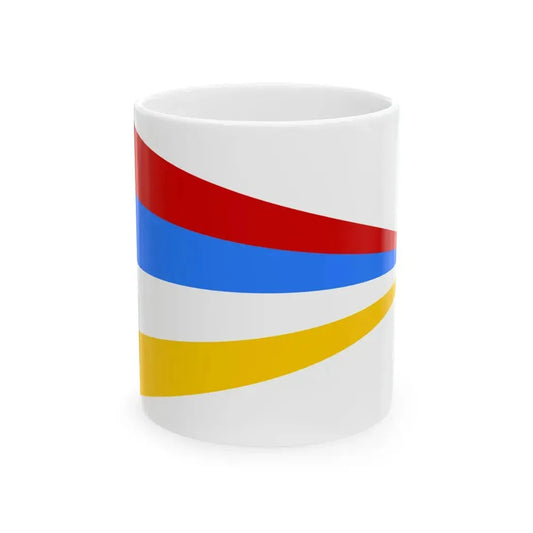 Imperial Flag of Nader Shah 1st Series - No. 2 (Iran) White Coffee Mug 11oz - Go Mug Yourself
