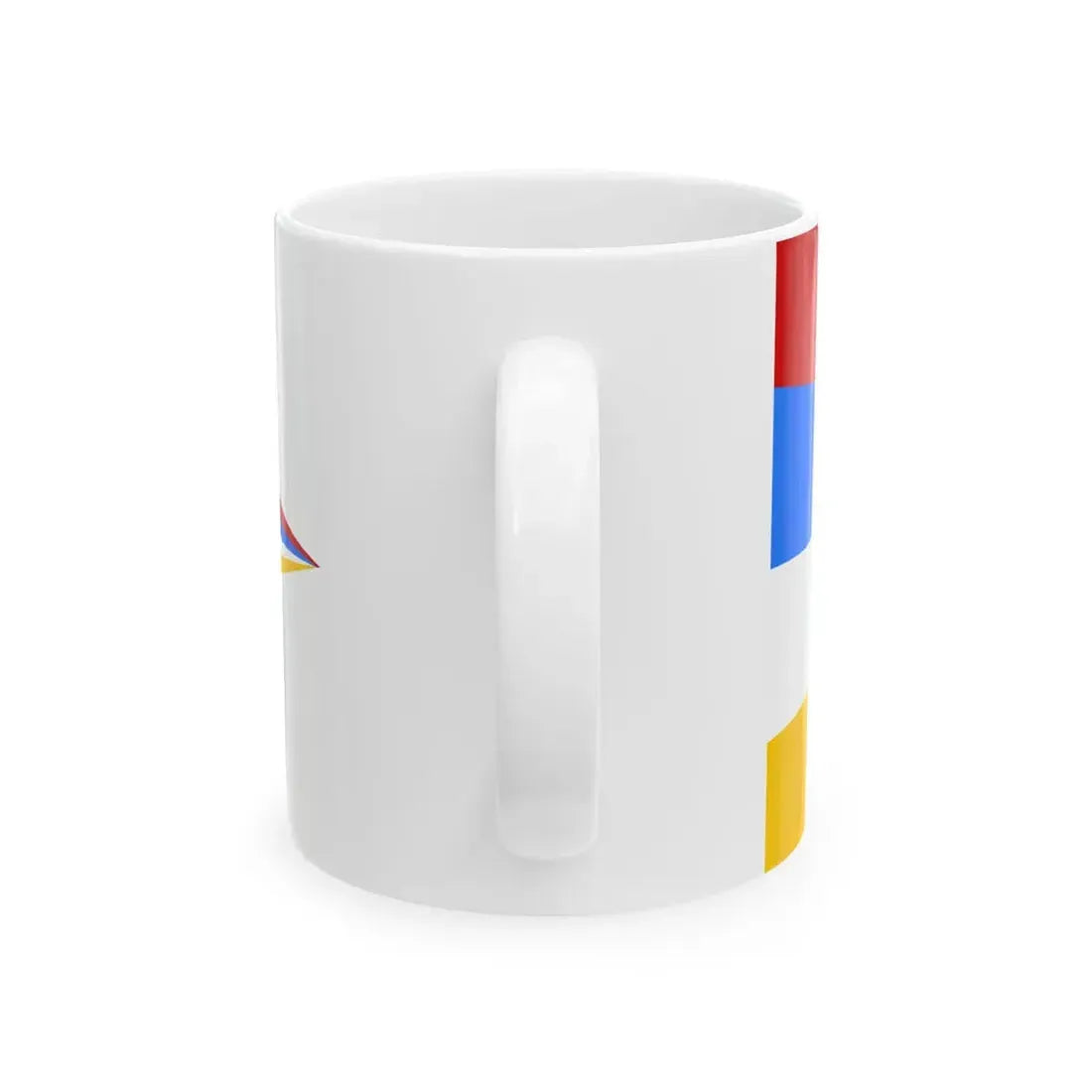 Imperial Flag of Nader Shah 1st Series - No. 2 (Iran) White Coffee Mug - Go Mug Yourself