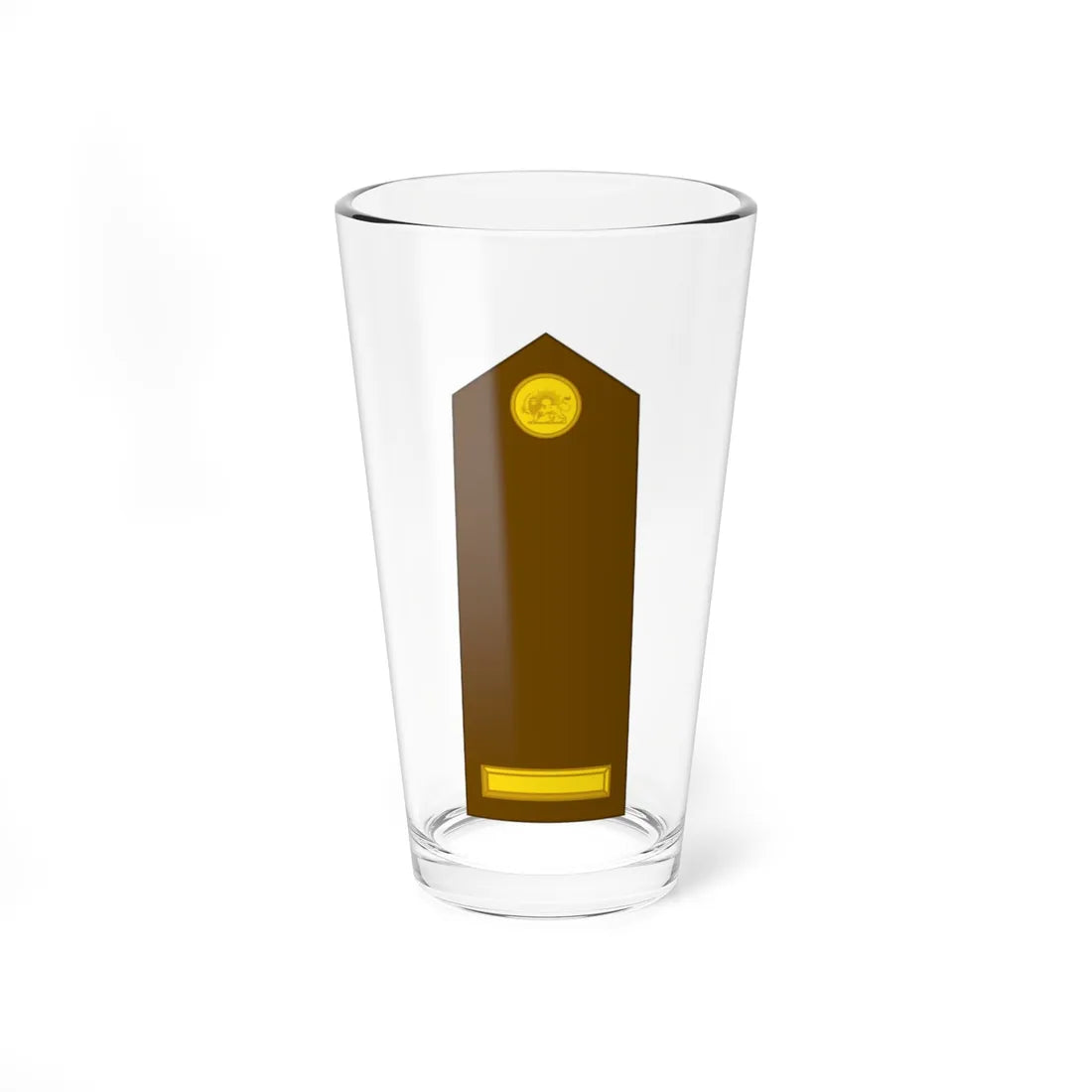 Imperial Iran Army OR 9a (Iran) (Military Rank) Pint Glass 16oz 16oz - Go Mug Yourself