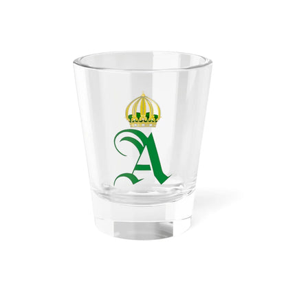 Imperial Monogram of Empress Amélia of Brazil (Brazil) (Coat of Arms) Shot Glass 1.5oz 1.5oz - Go Mug Yourself