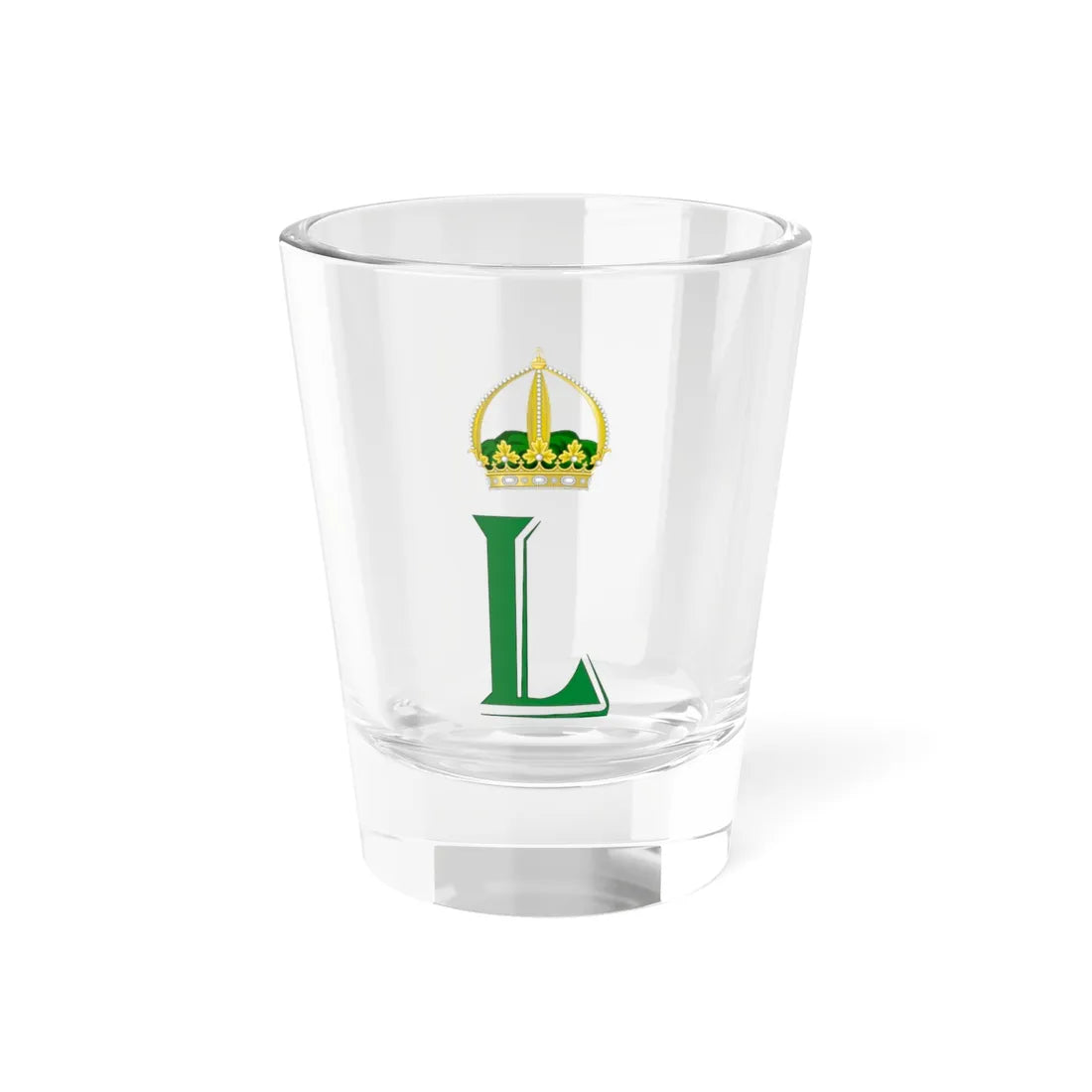 Imperial Monogram of Prince Prince Luís of Orléans-Braganza of Brazil (Brazil) (Coat of Arms) Shot Glass 1.5oz 1.5oz - Go Mug Yourself