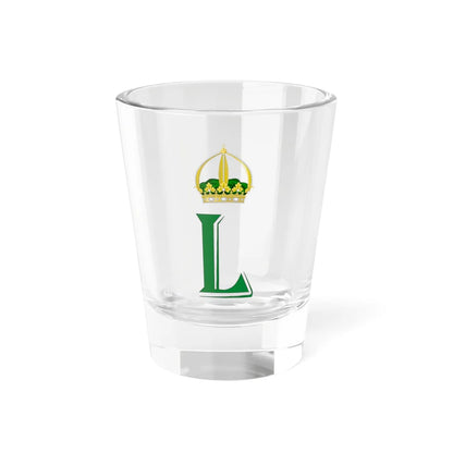 Imperial Monogram of Prince Prince Luís of Orléans-Braganza of Brazil (Brazil) (Coat of Arms) Shot Glass 1.5oz 1.5oz - Go Mug Yourself