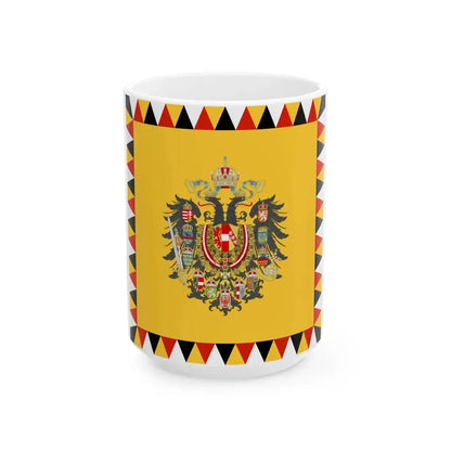 Imperial Standard of an Archduke of Austria 1894-1915 (Austria) White Coffee Mug 15oz - Go Mug Yourself