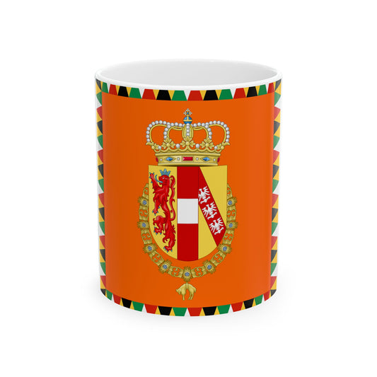 Imperial Standard of an Archduke of Austria 1915-1918 (Austria) White Coffee Mug-11oz-Go Mug Yourself