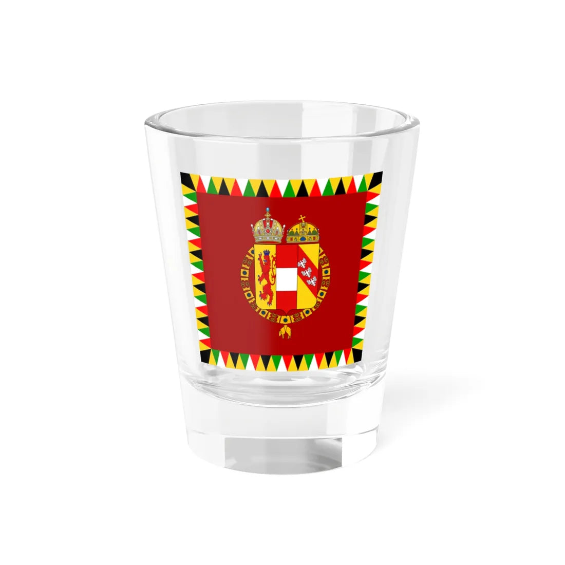 Imperial Standard of Austria-Hungary 1915-1918 (Austria) Shot Glass 1.5oz 1.5oz - Go Mug Yourself