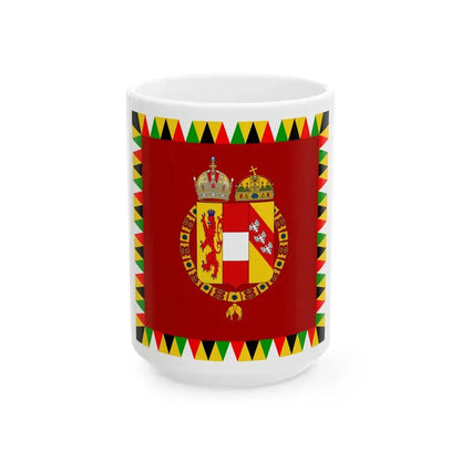 Imperial Standard of Austria-Hungary 1915-1918 (Austria) White Coffee Mug 15oz - Go Mug Yourself