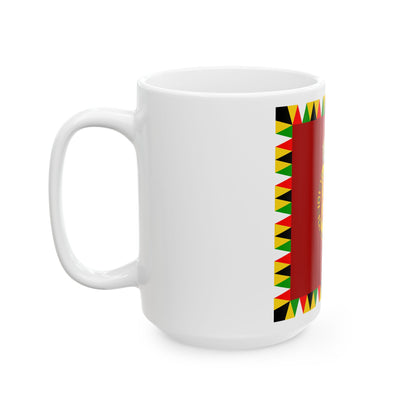 Imperial Standard of Austria-Hungary 1915-1918 (Austria) White Coffee Mug-Go Mug Yourself
