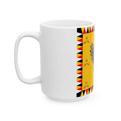 Imperial Standard of Austria-Hungary Before 1915 (Austria) White Coffee Mug-Go Mug Yourself
