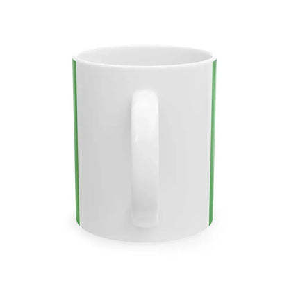 Imperial Standard of Bokassa I 1976-1979 (Central African Republic) White Coffee Mug - Go Mug Yourself