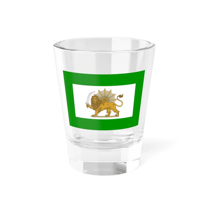 Imperial Standard of Mozaffar al-Din Shah Qajar 1896-1906 (Iran) Shot Glass 1.5oz 1.5oz - Go Mug Yourself