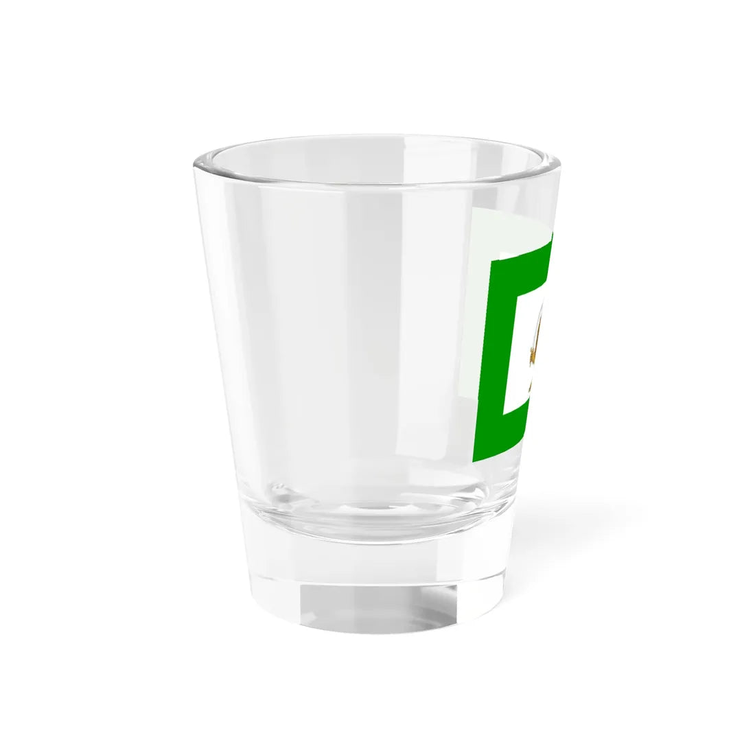 Imperial Standard of Mozaffar al-Din Shah Qajar 1896-1906 (Iran) Shot Glass 1.5oz - Go Mug Yourself