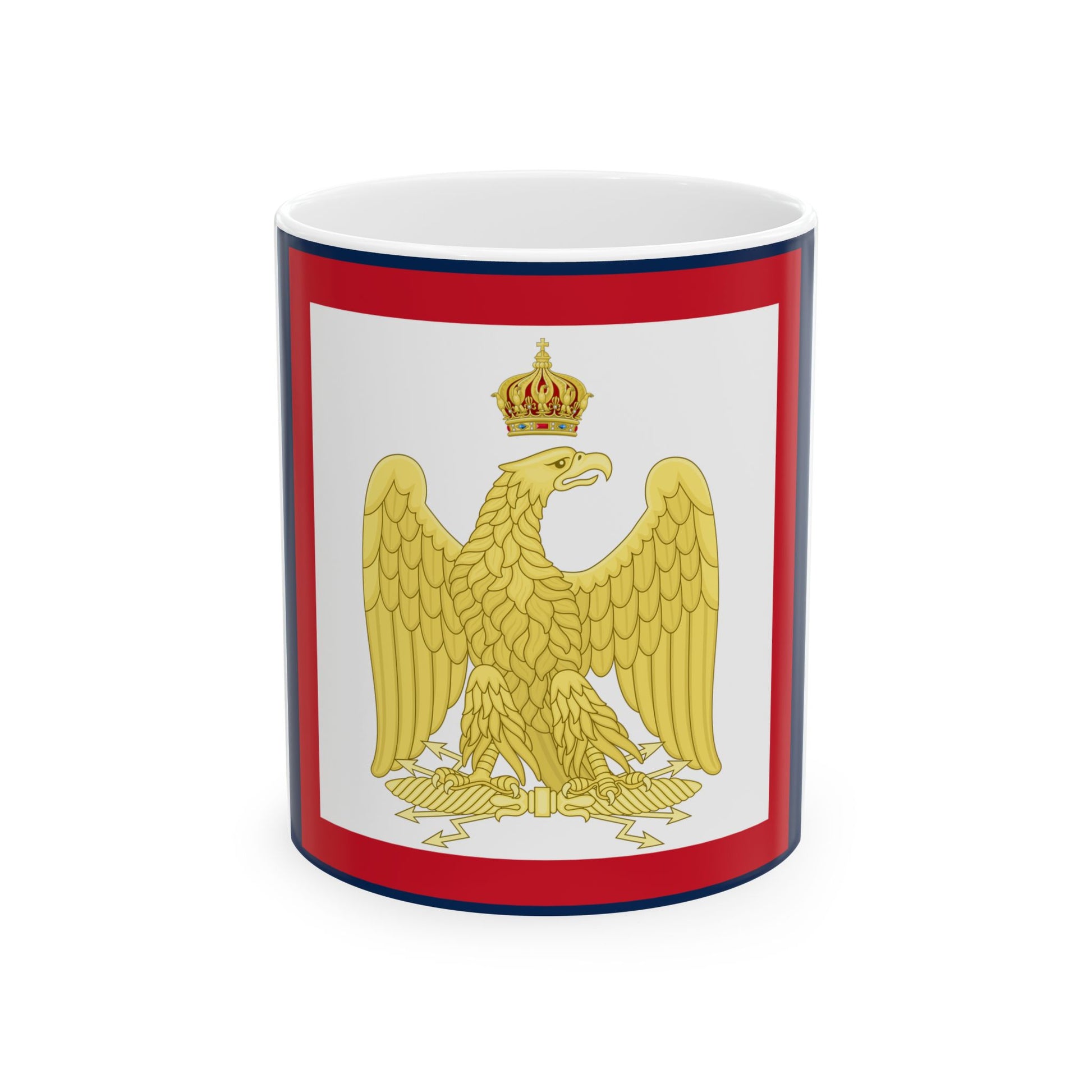 Imperial Standard of Napoleon I (France) White Coffee Mug-11oz-Go Mug Yourself