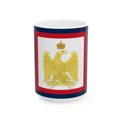 Imperial Standard of Napoleon I (France) White Coffee Mug-15oz-Go Mug Yourself