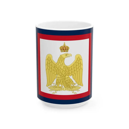 Imperial Standard of Napoleon I (France) White Coffee Mug 15oz - Go Mug Yourself
