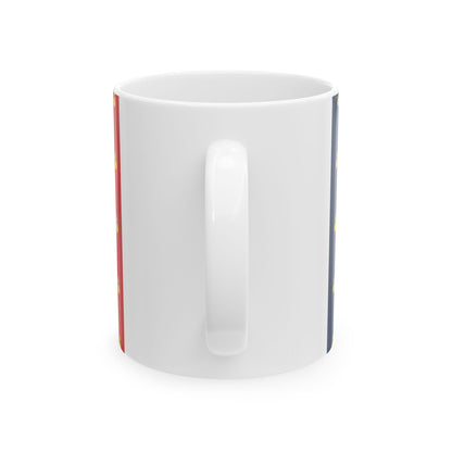 Imperial Standard of Napoleon III (France) White Coffee Mug-Go Mug Yourself