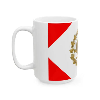 Imperial Standard of Naser al-Din Shah Qajar 1848-1896 (Iran) White Coffee Mug - Go Mug Yourself