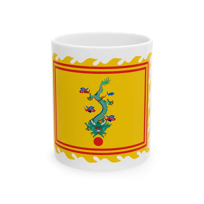 Imperial Standard of Nguyen Dynasty1 (Cambodia) White Coffee Mug 11oz - Go Mug Yourself