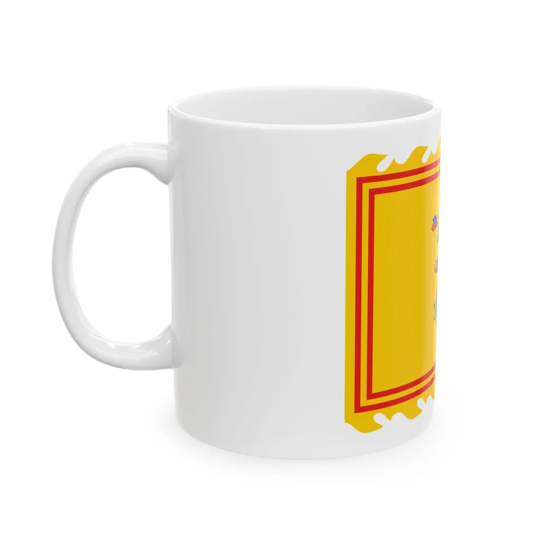 Imperial Standard of Nguyen Dynasty1 (Cambodia) White Coffee Mug - Go Mug Yourself