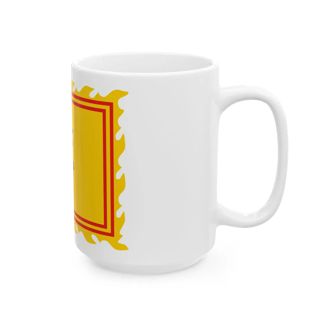 Imperial Standard of Nguyen Dynasty1 (Cambodia) White Coffee Mug - Go Mug Yourself
