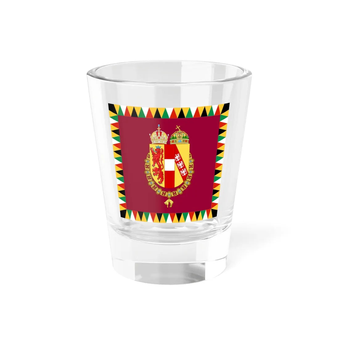 Imperial Standard of the Emperor of Austria 1915-1918 (Austria) Shot Glass 1.5oz 1.5oz - Go Mug Yourself