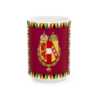 Imperial Standard of the Emperor of Austria 1915-1918 (Austria) White Coffee Mug 15oz - Go Mug Yourself