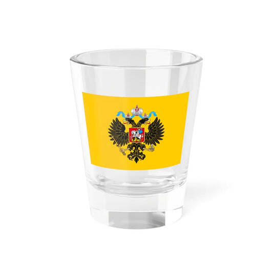 Imperial Standard of the Emperor of Russia 1858-1917 alt version (Russia) Shot Glass 1.5oz 1.5oz - Go Mug Yourself