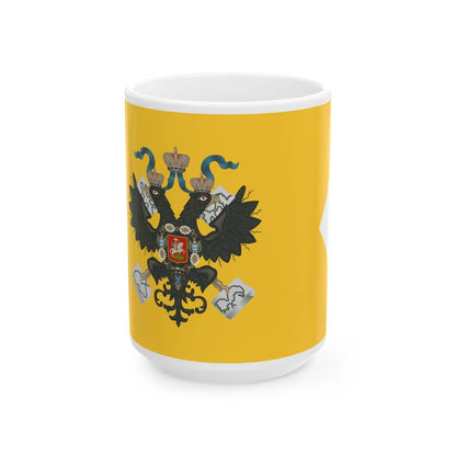 Imperial Standard of the Empress of Russia (Estonia) White Coffee Mug 15oz - Go Mug Yourself