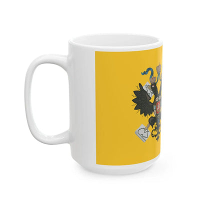Imperial Standard of the Empress of Russia (Estonia) White Coffee Mug - Go Mug Yourself